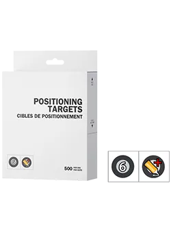 Набор позиционных маркеров для 3D‑сканирования на сильной клеевой основе