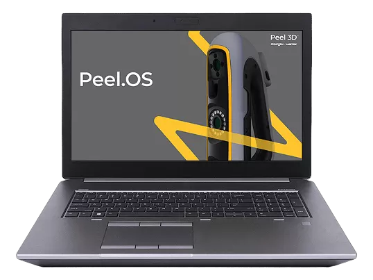 Ноутбук с программой Peel.OS